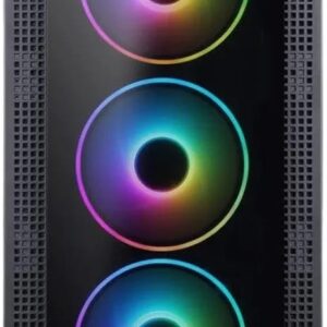 صندوق كمبيوتر ASA ATTACK ATX MID -TOWER 7FANS لون اسود - Z.17686659275863268