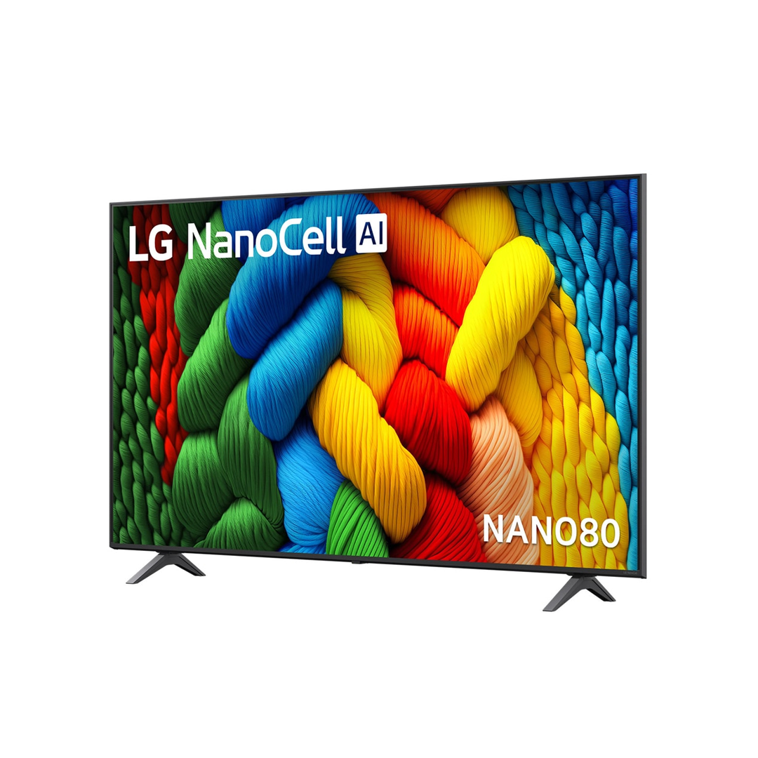 تلفزيون LG NanoCell AI NANO80 4K ذكي مقاس 65 بوصة-65NANO80A6A