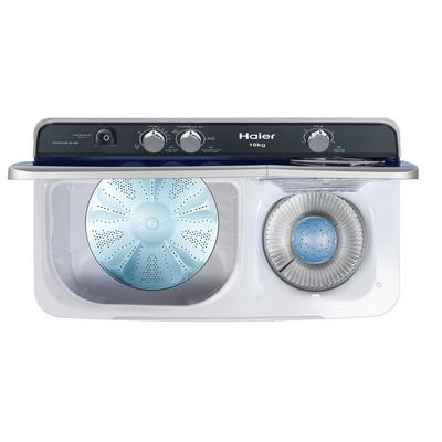 غسالة هاير حوضين 10ك ابيض-HTW100-S186