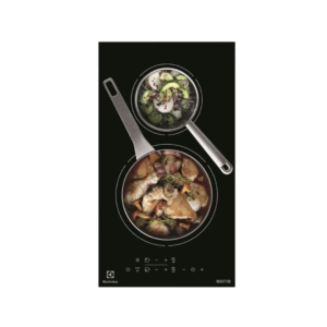 موقد كهربائي الكترولوكس 30سم اسود التحكم بال