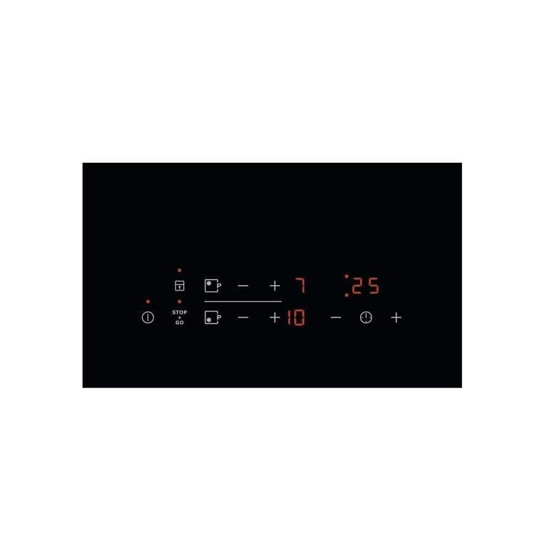 موقد كهربائي الكترولوكس 30سم اسود التحكم بال