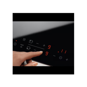 موقد كهربائي الكترولوكس 30سم اسود التحكم بال