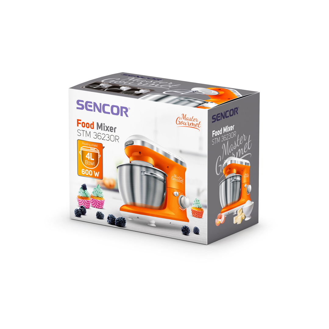 عجانة سنكور 4 لتر برتقالي600 واط