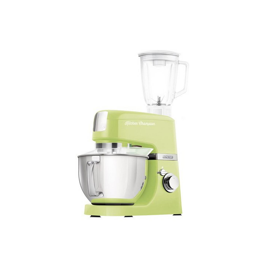 عجانه ومحضره طعام سينكور بمفرمه لحم 4.5 لتر 1000 وات 8 سرعات اخضر-STM47GG