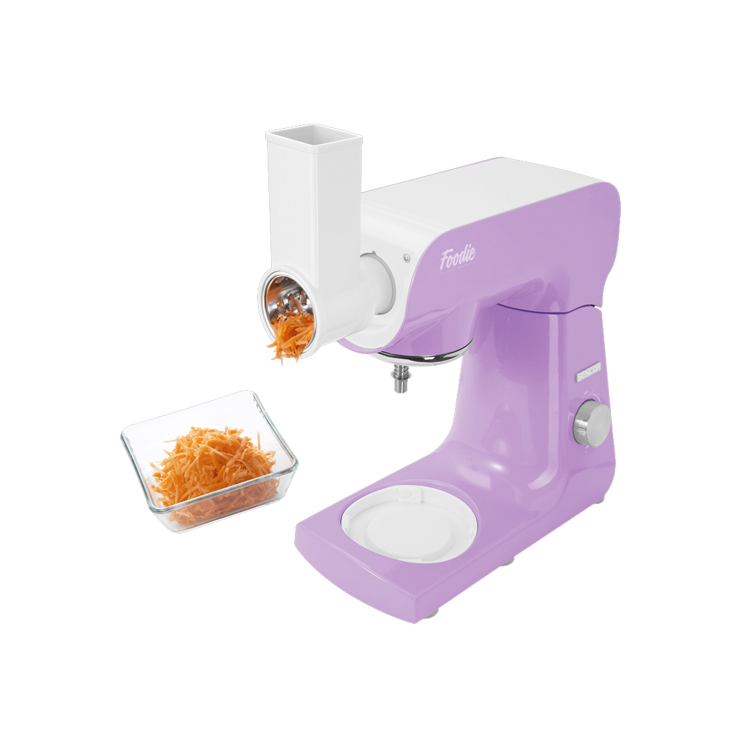 عجانه ومحضره طعام سينكور بمفرمه لحم 4.5 لتر 1000 وات 8 سرعات ارجواني-STM45VT