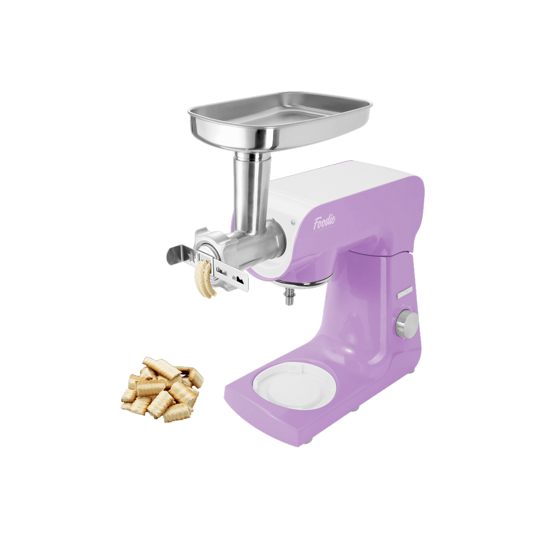 عجانه ومحضره طعام سينكور بمفرمه لحم 4.5 لتر 1000 وات 8 سرعات ارجواني-STM45VT