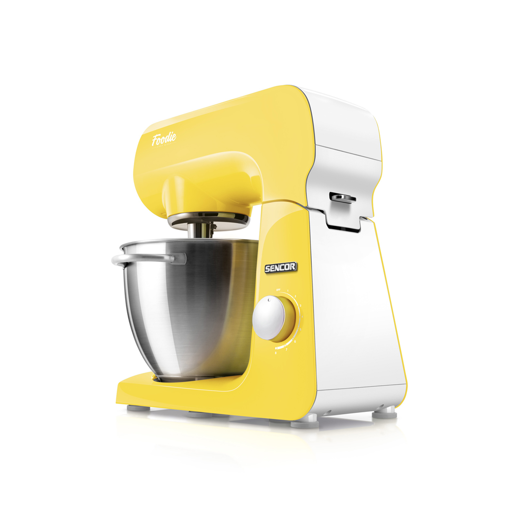 عجانه ومحضره طعام سينكور بمفرمه لحم 4.5 لتر 1000 وات 8 سرعات اصفر-STM46YL