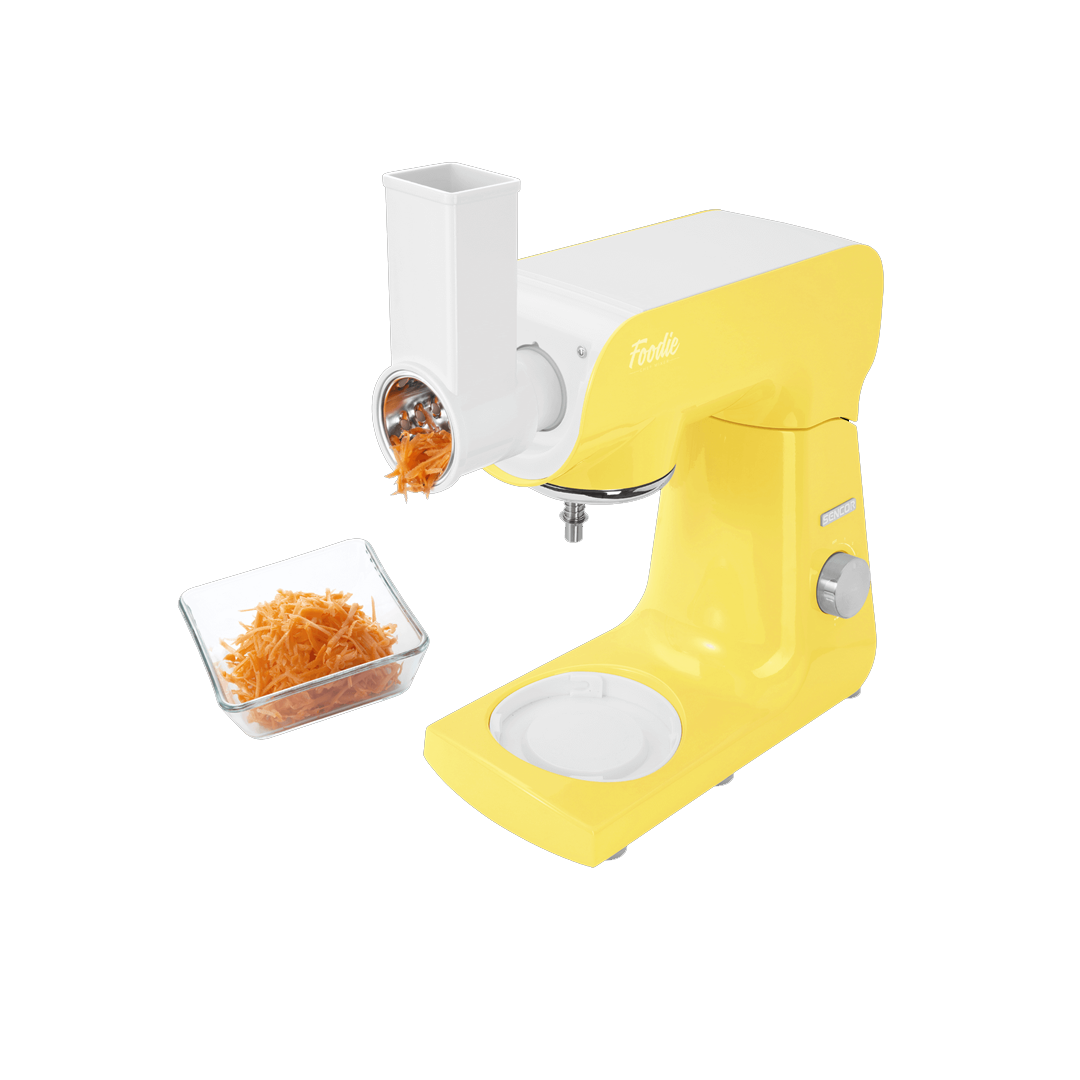 عجانه ومحضره طعام سينكور بمفرمه لحم 4.5 لتر 1000 وات 8 سرعات اصفر-STM46YL