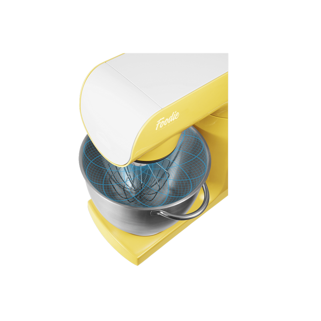 عجانه ومحضره طعام سينكور بمفرمه لحم 4.5 لتر 1000 وات 8 سرعات اصفر-STM46YL