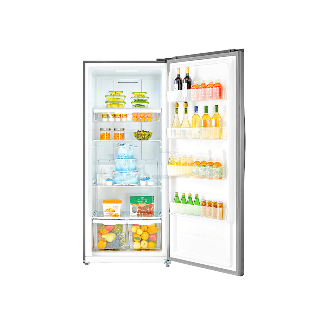 فريزر وبرادة طولي ميديا 21 قدم 1 باب ستيل-HS772FSWDS-TK