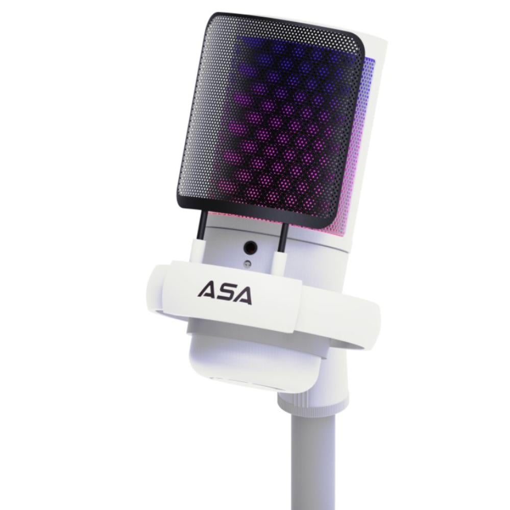ميكروفون قيمينق SQUADCAST من ASA -لون أبيض - Z.17702737287962277