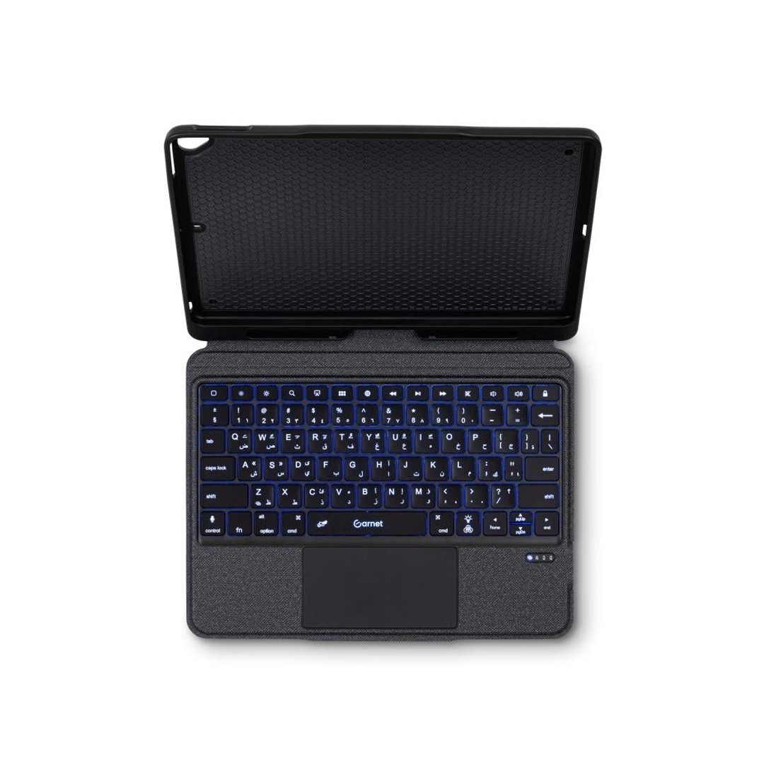 قارنت-كیبورد لاسلكي MAGCASE BOARD كیبورد مختلف یحتوي على ماوس لاسلكیة مدمجة مع إضاءة في لوحة المفاتیح لاجهزة ايباد- (2024)Pro 13-Z.22327.6742200000000186796