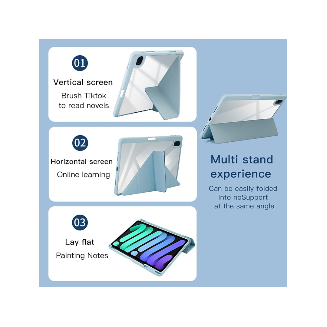 كفر غطاء حافظة ايباد سمارت ايفو كريستال-ميني 6 -برتقالي-Z.22327.1713255382956801727