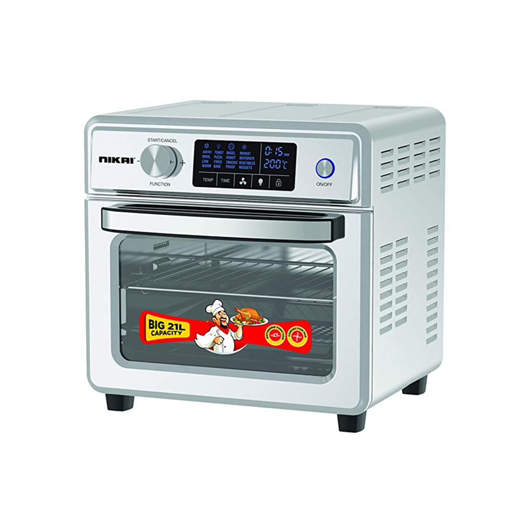 قلاية هوائية وفرن نيكاي 21لتر 1900واط استيل-NAFO22D