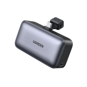 شاحن متنقل USB-C رمادي