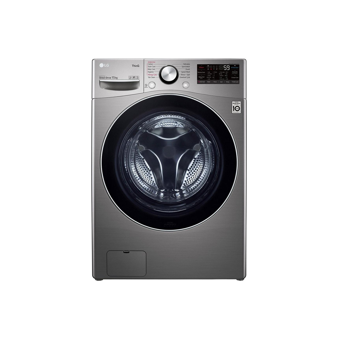 غسالة اتوماتيك فرنت لود15ك استيل LG