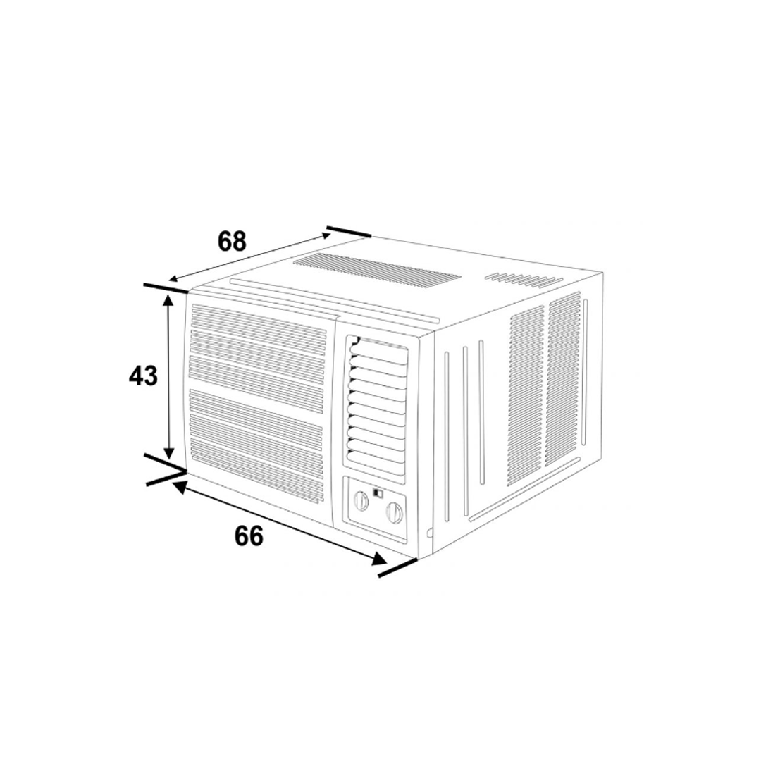 مكيف زترست شباك 18000 وحدة بارد-ZTW18CO