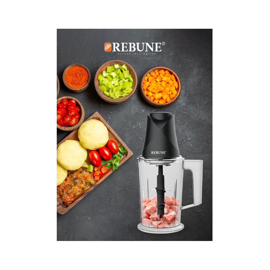 ريبون قطاعة خضراوات , 500 واط , 2 لتر , 3 شفرات حادة-RE-2-086