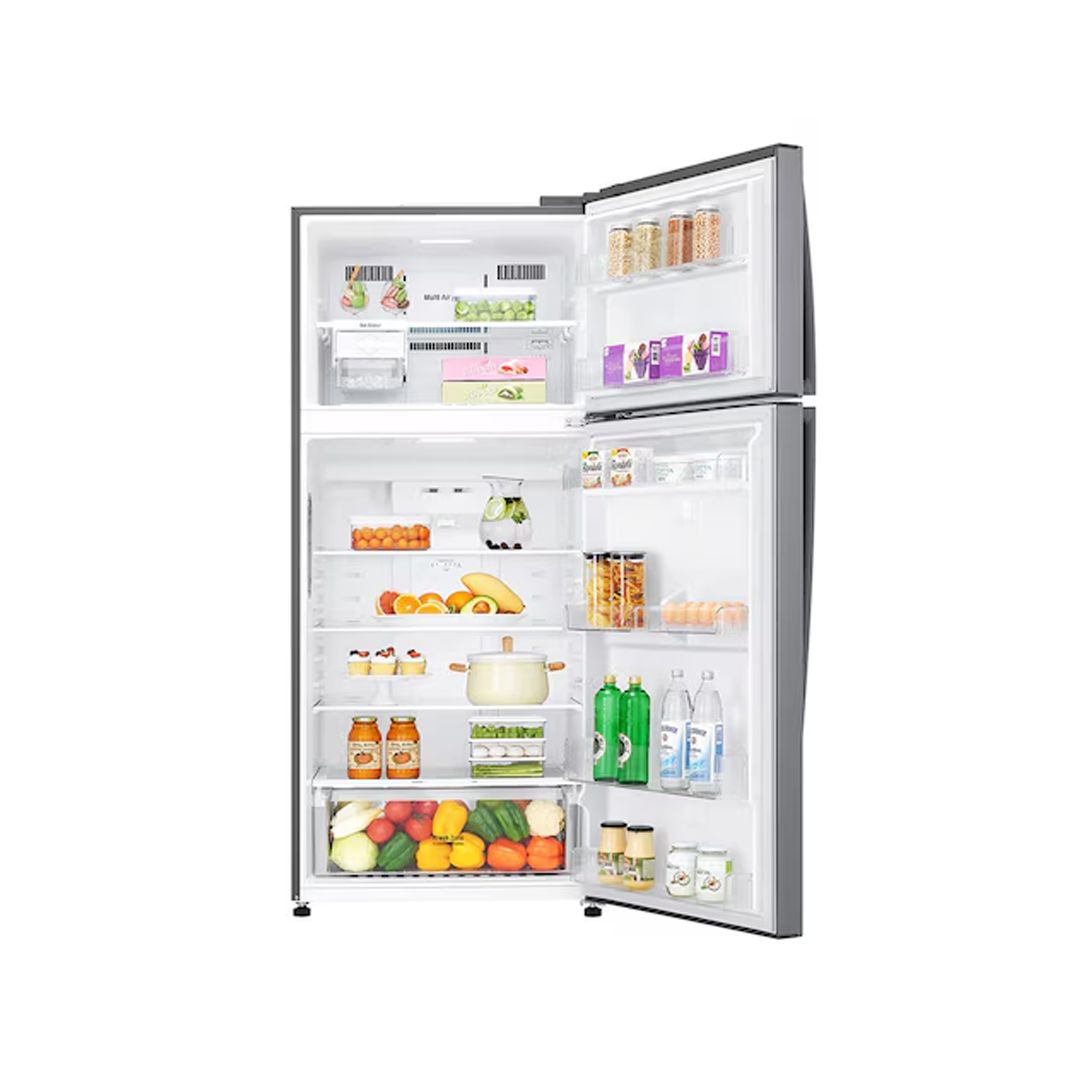 LG ثلاجة بفريزر علوي 509 لتر 18 قدم ستيل-LT19CBBSIN