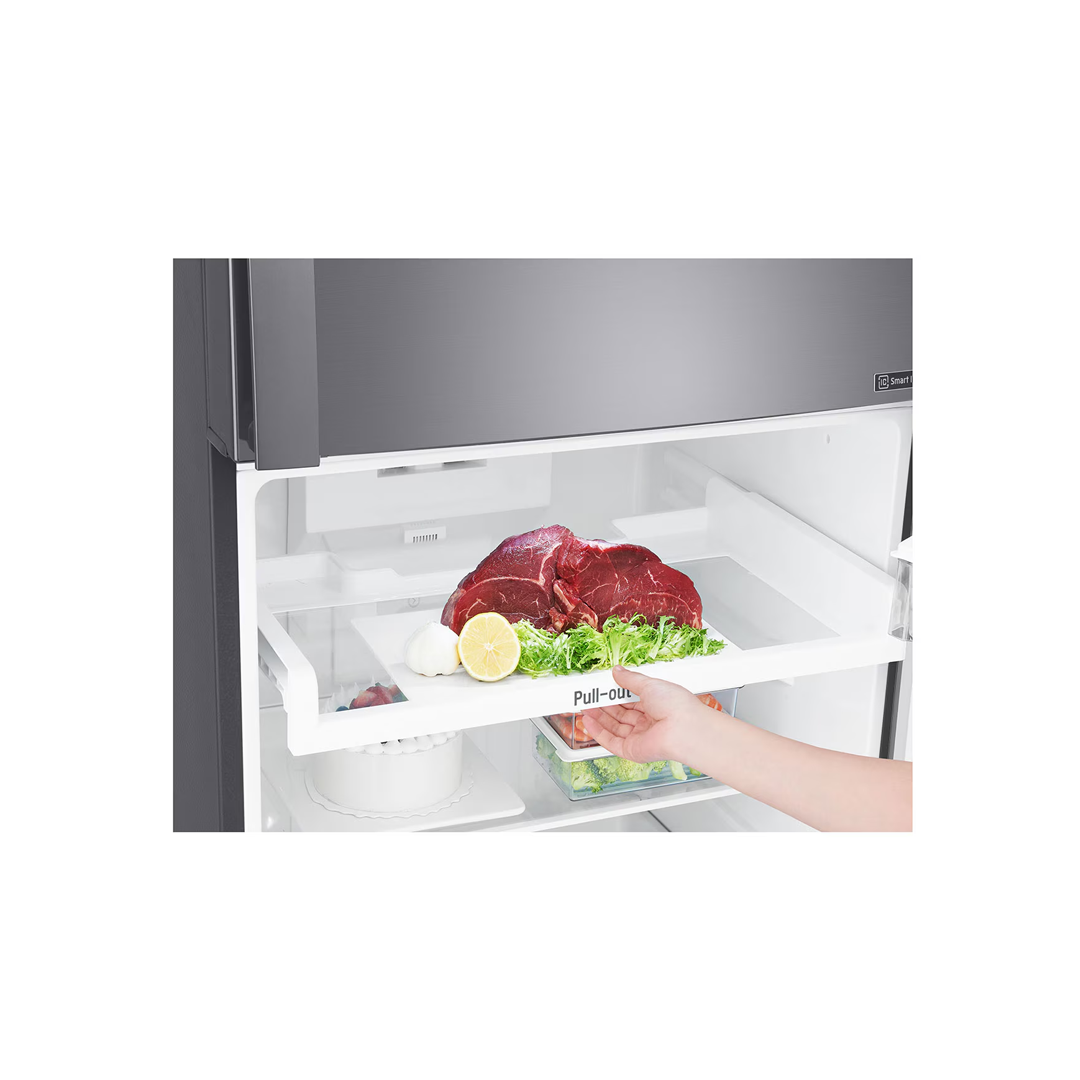 ثلاجة ال جي بابين 15.4 قدم 471 لتر انفرتر فضي - LT17CBBSIN