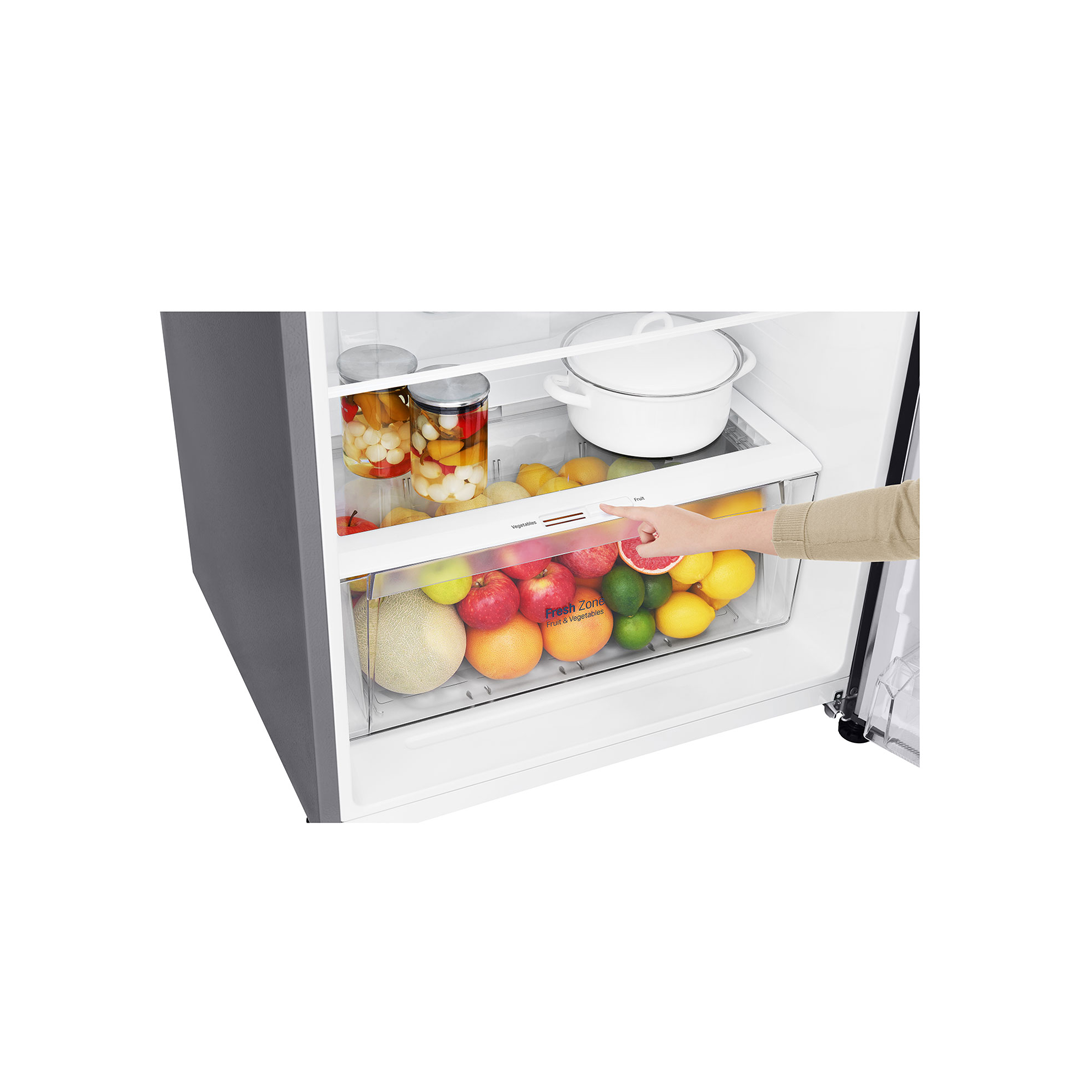 ثلاجة ال جي بابين 15.4 قدم 471 لتر انفرتر فضي - LT17CBBSIN