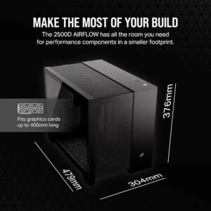 صندوق كمبيوتر CORSEIR 2500D SERIES BTF) ZERO PROJECT) MID ATX- -لون اسود Z.17671122429038591