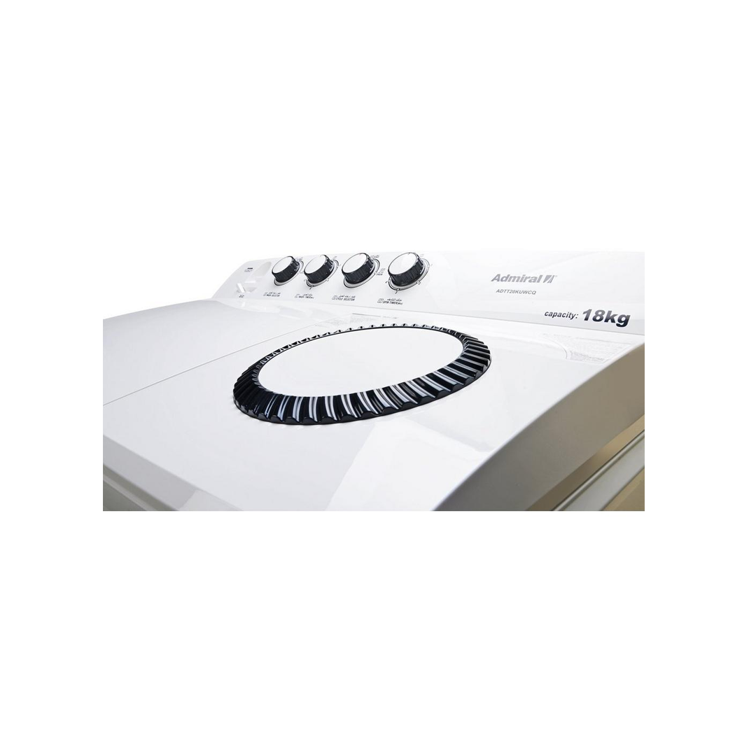 غسالة ادميرال حوضين بسعة 18كجم-ADTT20KUWCQ