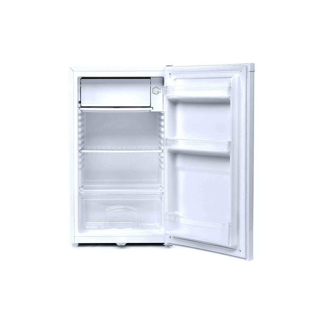 HR-140N-3-ثلاجة باب واحد 3.2 قدم، ابيض