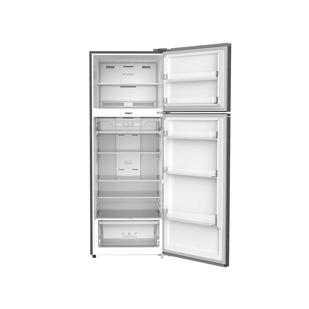 ثلاجة كالفيناتور انفرتر بابين 422 لتر.14.9 قدم سلفر-KRC422SH