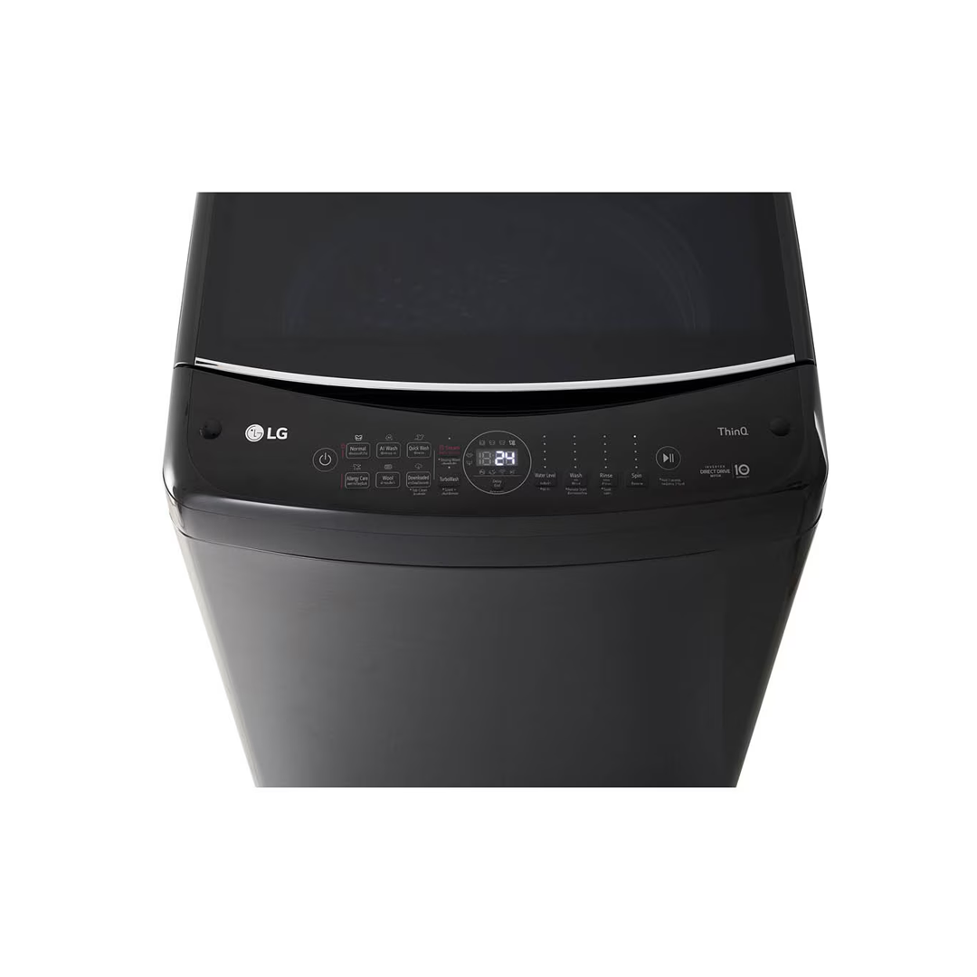 LG غسالة اتوماتيك فتحة علوية 17 ك اسود