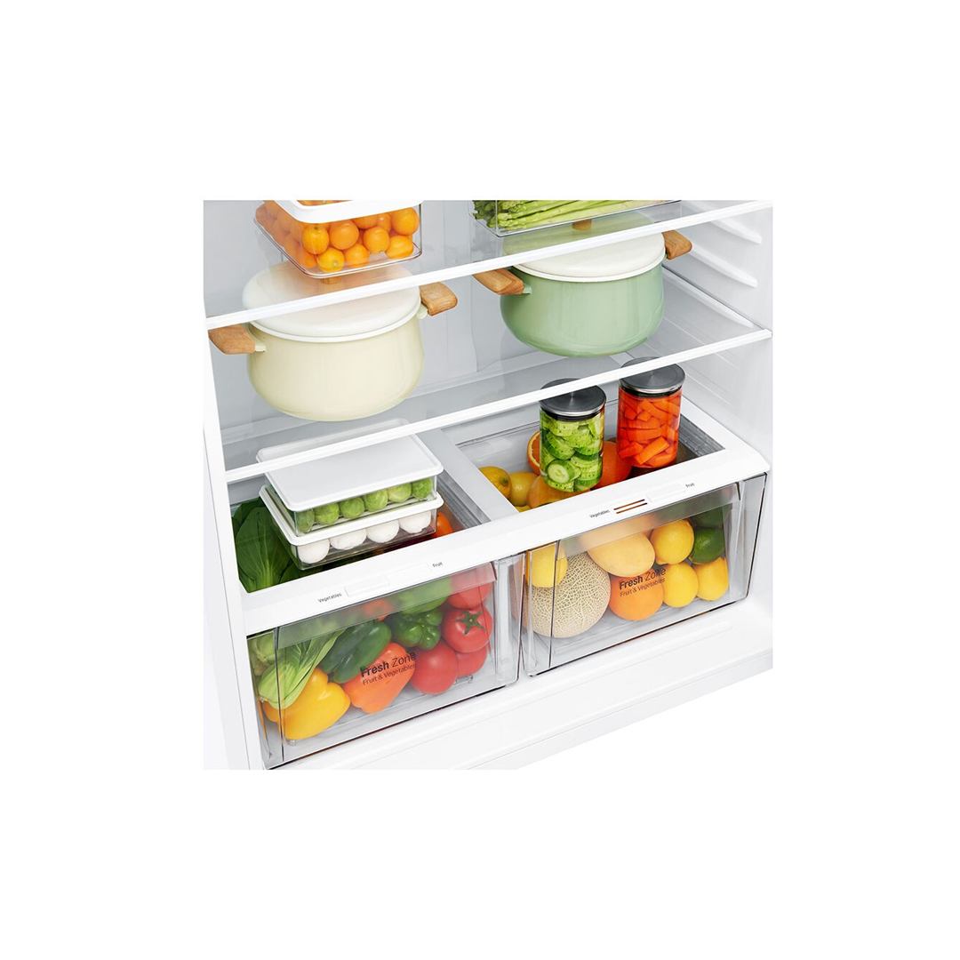 LG ثلاجة بابين 592لتر ابيض