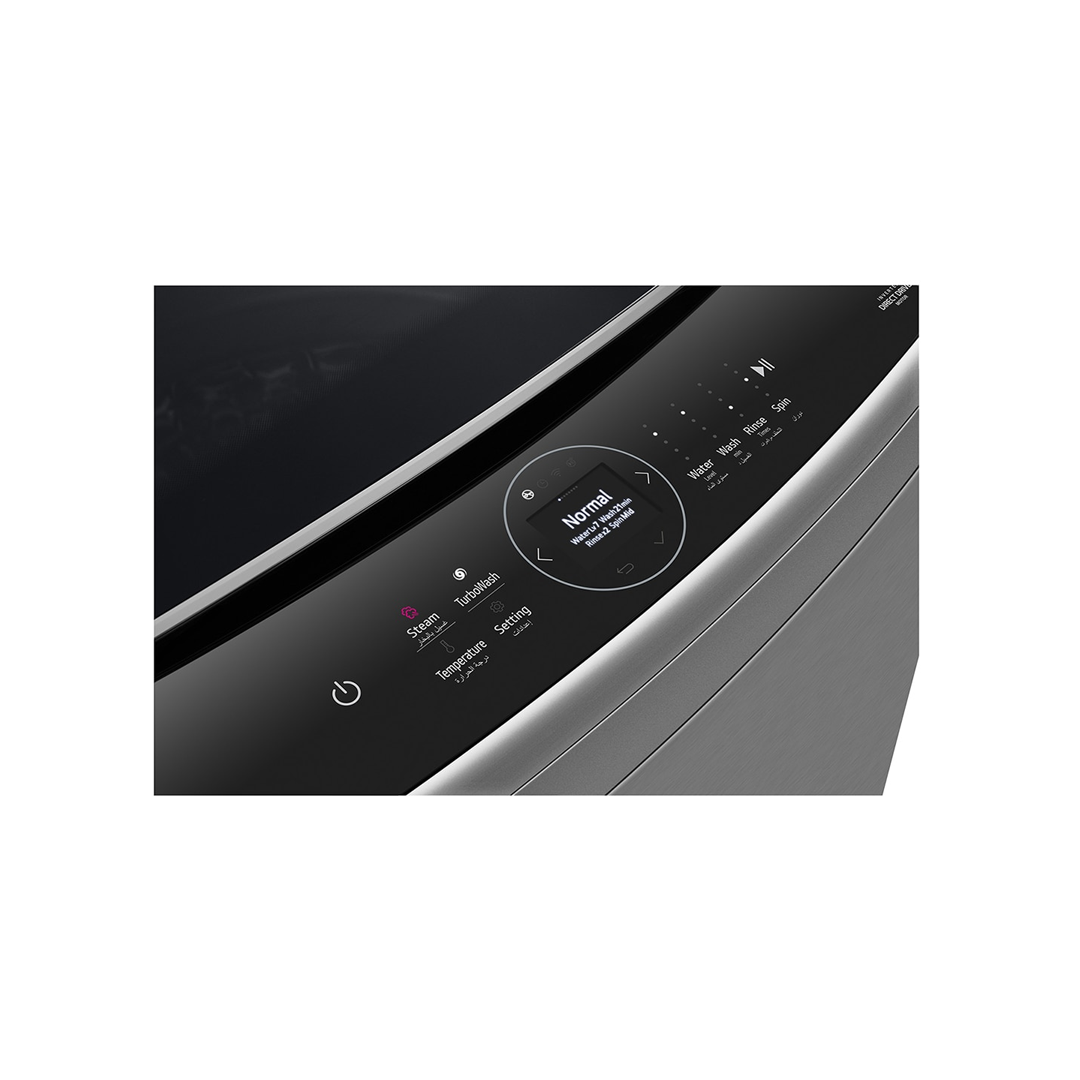 LG غسالة اتوماتيك توب لود24ك اسود-WTV24HHP