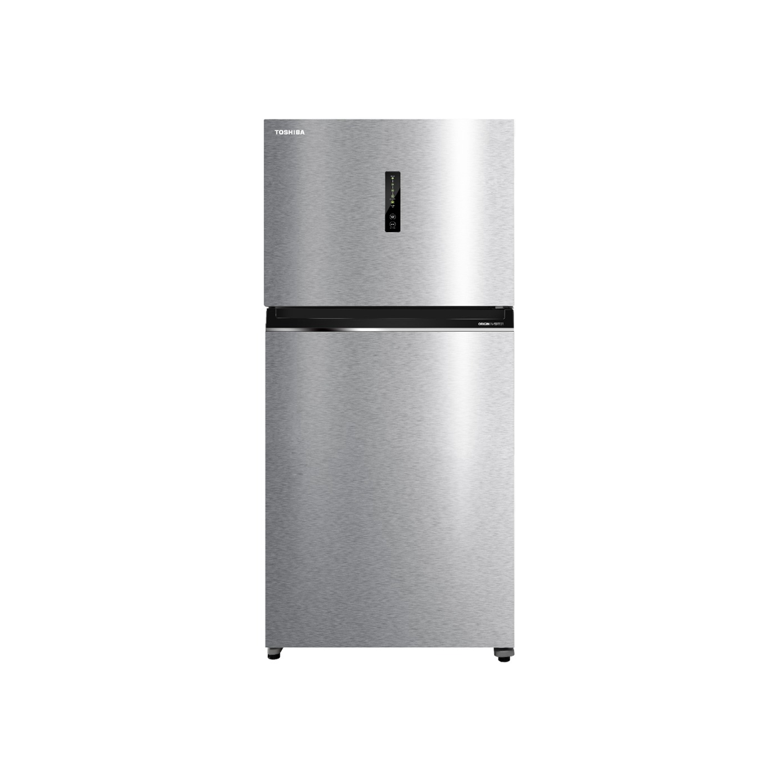 ثلاجة توشيبا 554 لتر انفرتر 50/60 هرتز ستيل-GR-RT730WE-PMU(04)