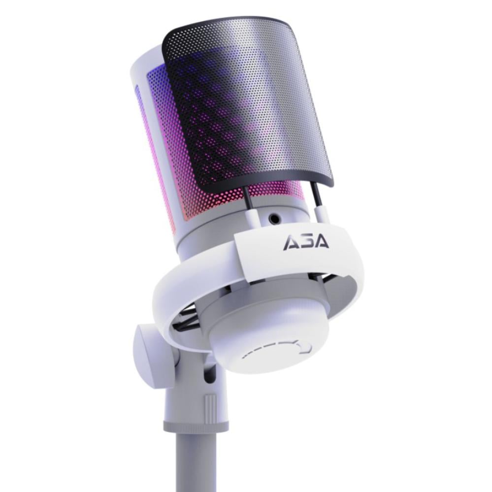 ميكروفون قيمينق SQUADCAST من ASA -لون أبيض - Z.17702737287962277