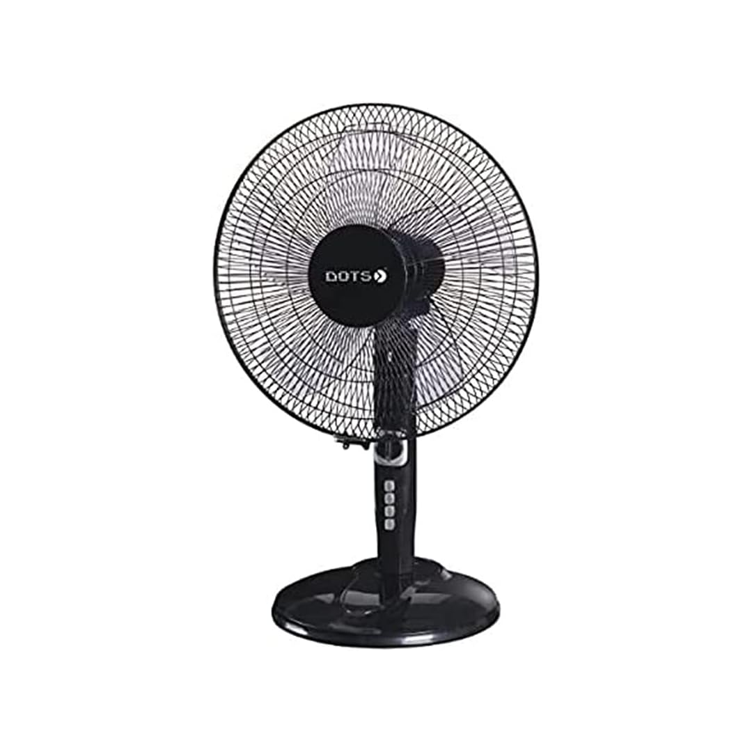 مروحة دوتس طاولة 3ـسرعات 70واط اسود-TFT-70T