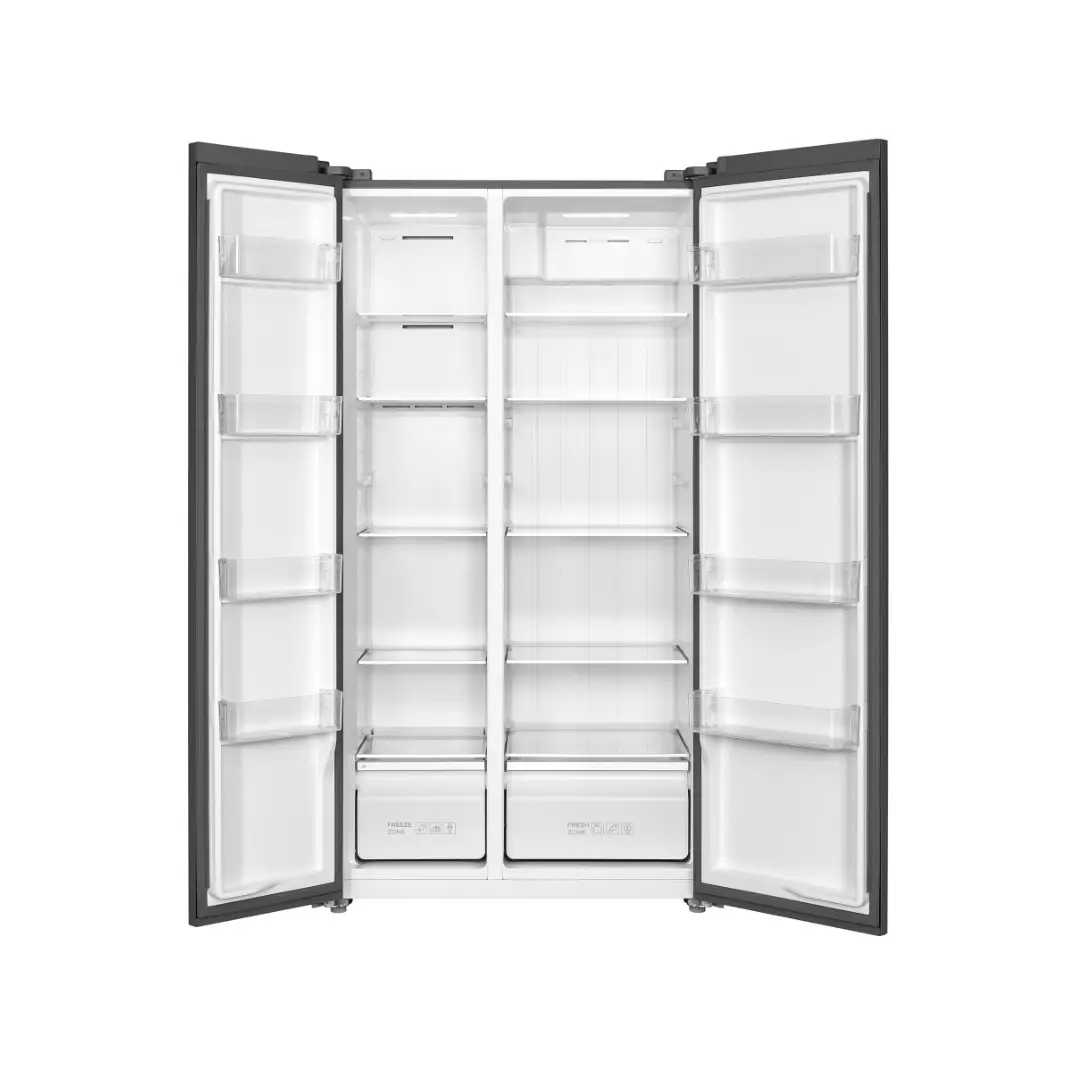 دولابي 484 لتر 17 قدم استيل TCL ثلاجة بابين P635SBSX