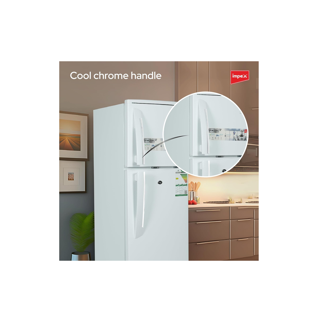 ثلاجة 2باب امبيكس 138 لتر ابيض