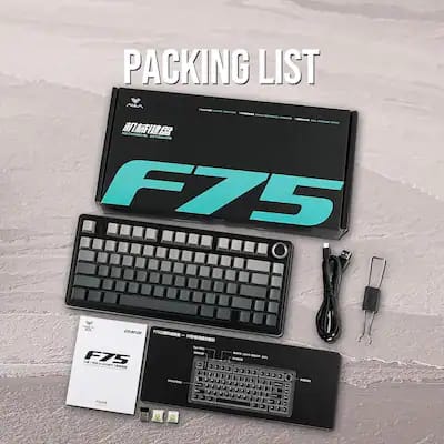 لوحة مفاتيح الألعاب الميكانيكية اللاسلكية AULA F75 Pro - Z.1769271648208886