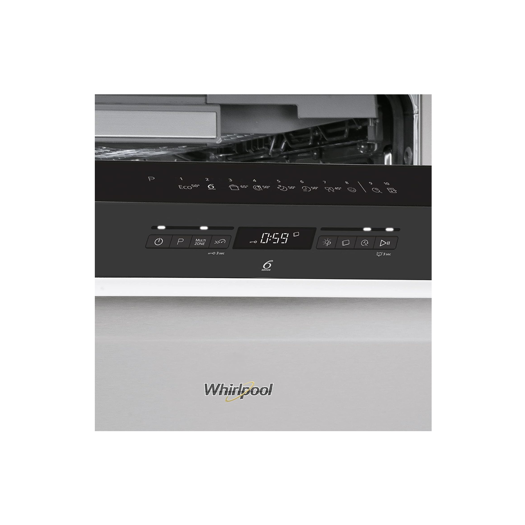 غسالة ويرلبول صحون 10 برامج 14طقم استيل-WFO3T133PLX