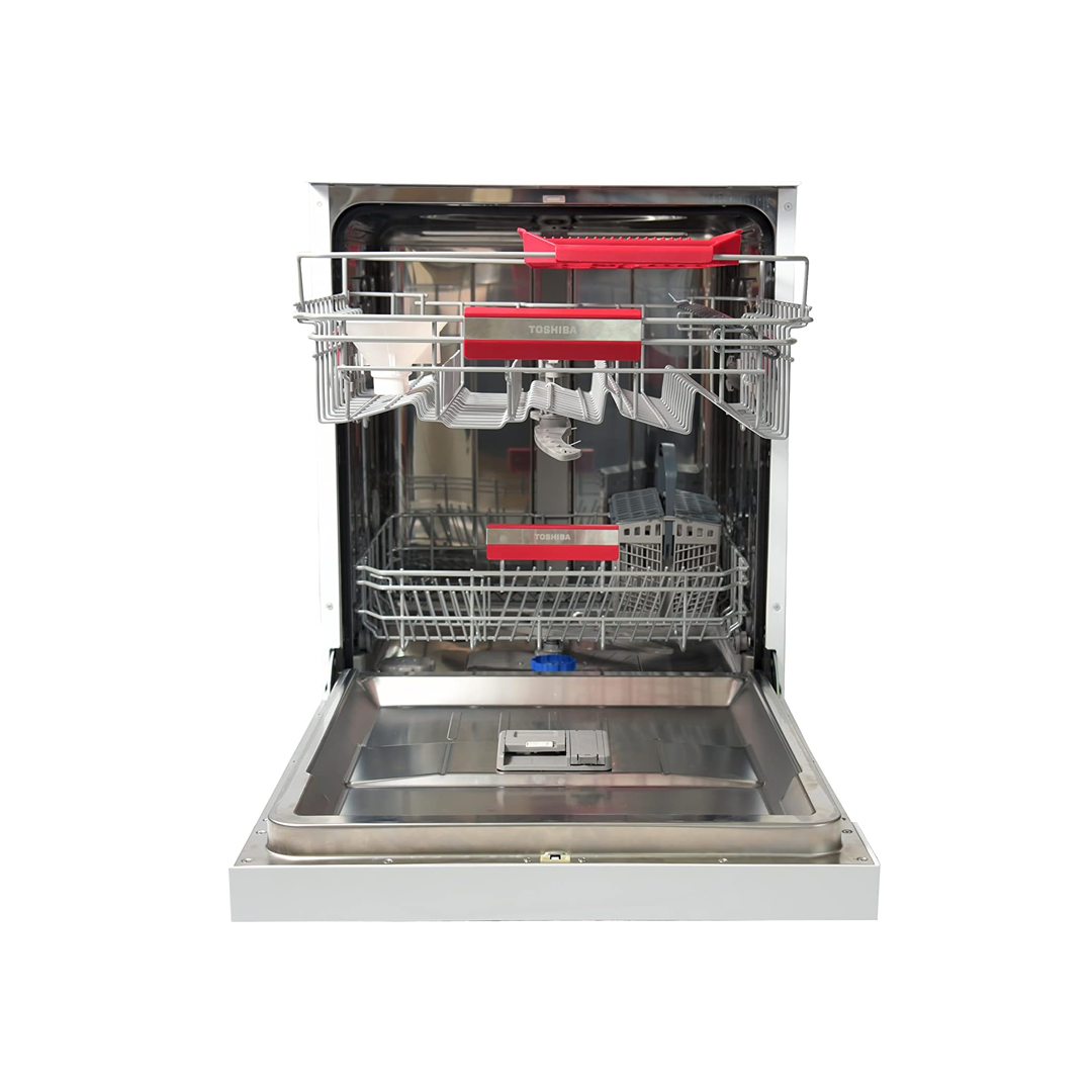 غسالة صحون توشيبا 14 طقم 6برامج استيل-DW-14F1ME(S)