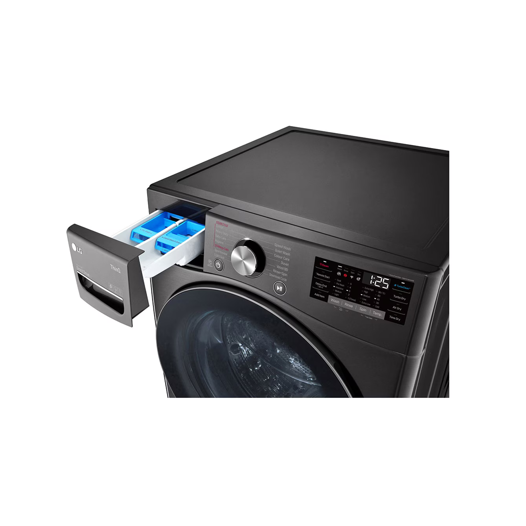 LG غسالة ومجففة اوتوماتيك تعبئة أمامية 21 كيلو-WS2112BST