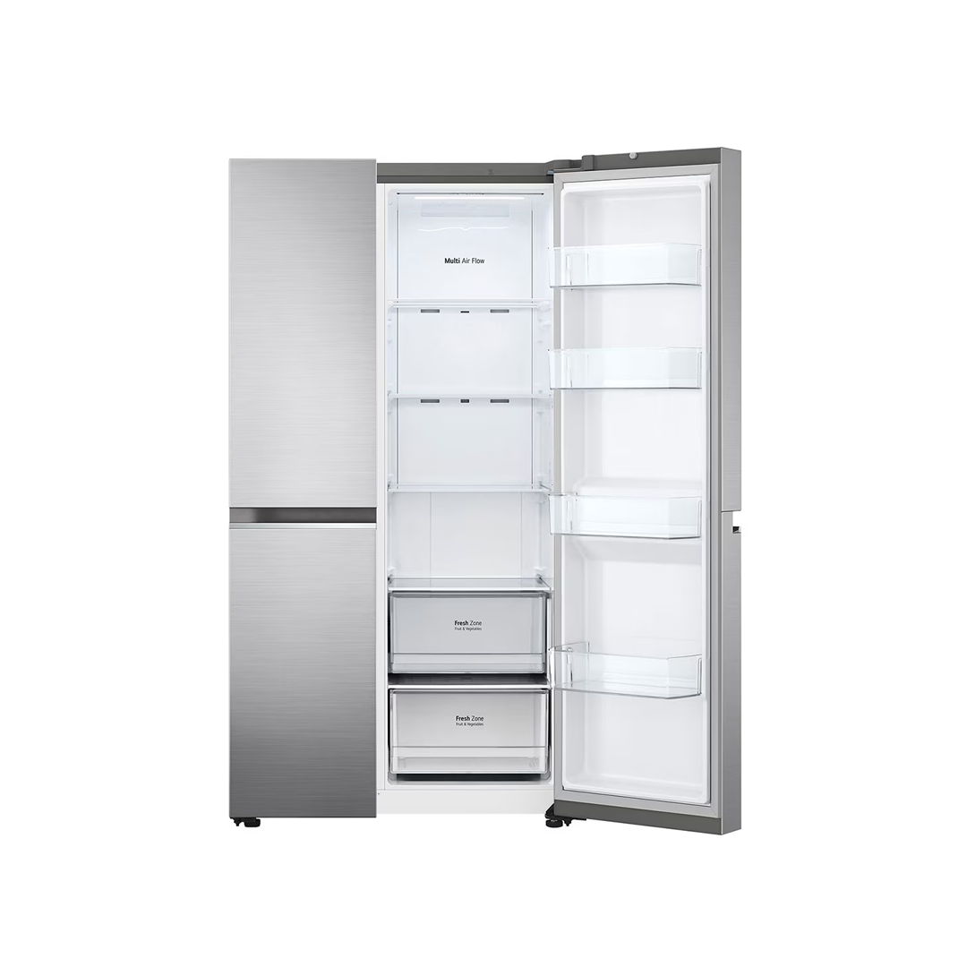 LG ثلاجة دولابي بابين 28.2 قدم, 798 لتر فضي