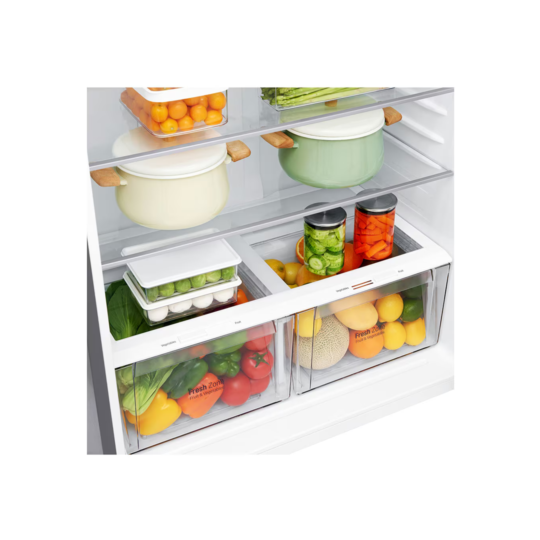 LG ثلاجة 20.9 قدم استيل 2باب