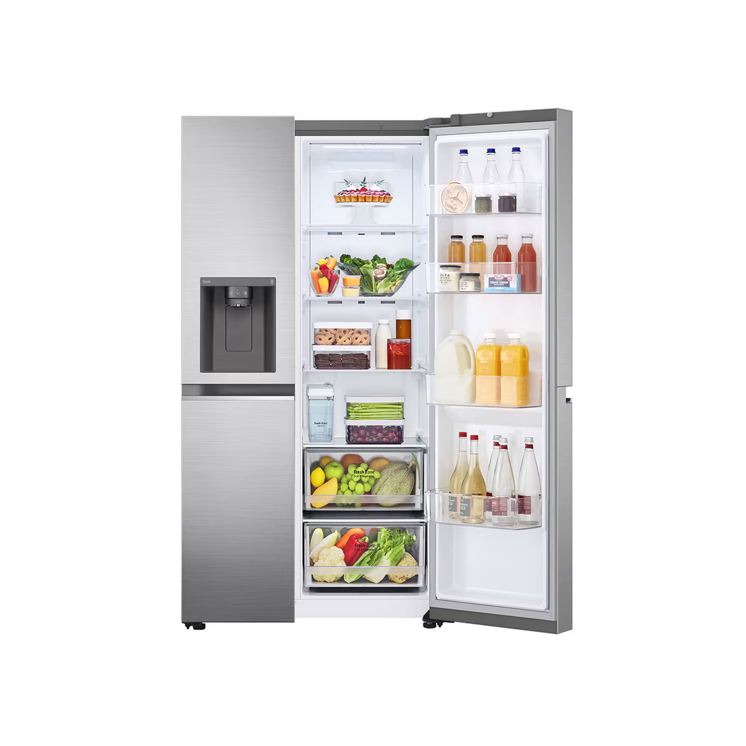 ثلاجة ال جي بابين 26.7 قدم فضي بلاتيني LS32NBDSLV