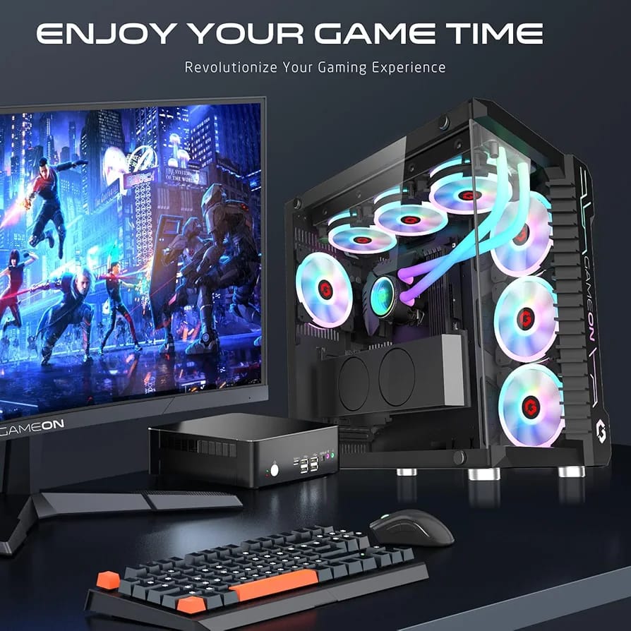 صندوق الالعاب GAMEON GO-EMPEROR MIDNIHT III SERIES _لون اسود-لون اسود - Z.17710847480155241