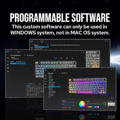 لوحة مفاتيح الألعاب الميكانيكية اللاسلكية AULA F75 Pro - Z.1769271648208886
