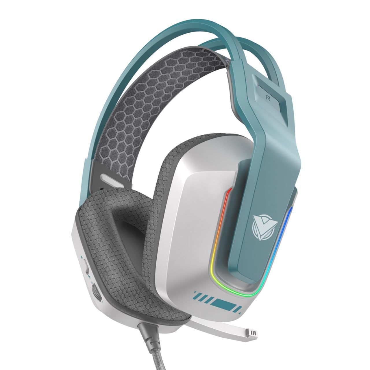 سماعة ألعاب ASA A80 صوت محيطي 7.1 وإضاءة RGB - و Z.17684984166651435