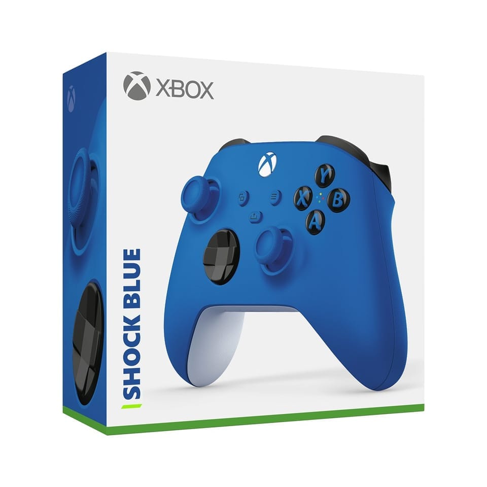 يدة تحكم ألعاب لاسلكي Xbox -SHOCK BLUE باللون الازرق - Z.17689756681442602