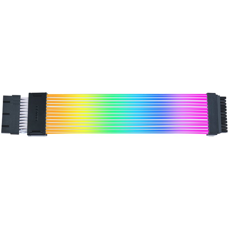 كابل تمديد اللوحة الأم اللاسلكي Lian Li Strimer 24-Pin RGB مع وحدة تحكم - Z.17701875424500282
