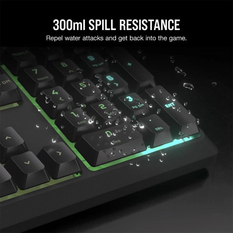 لوحة مفاتيح سلكية ديناميكية كورسير Corsair K55 Core RGB - Z.17692707983014858
